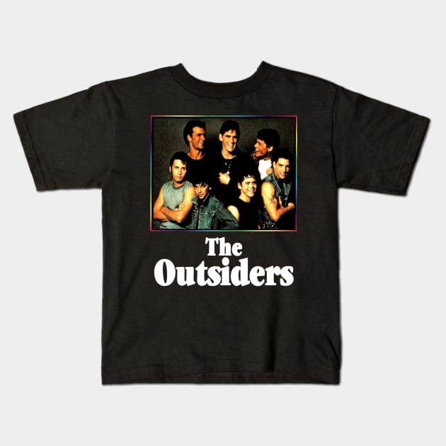 The Outsiders Movie Kids T-Shirt by ayampenyet